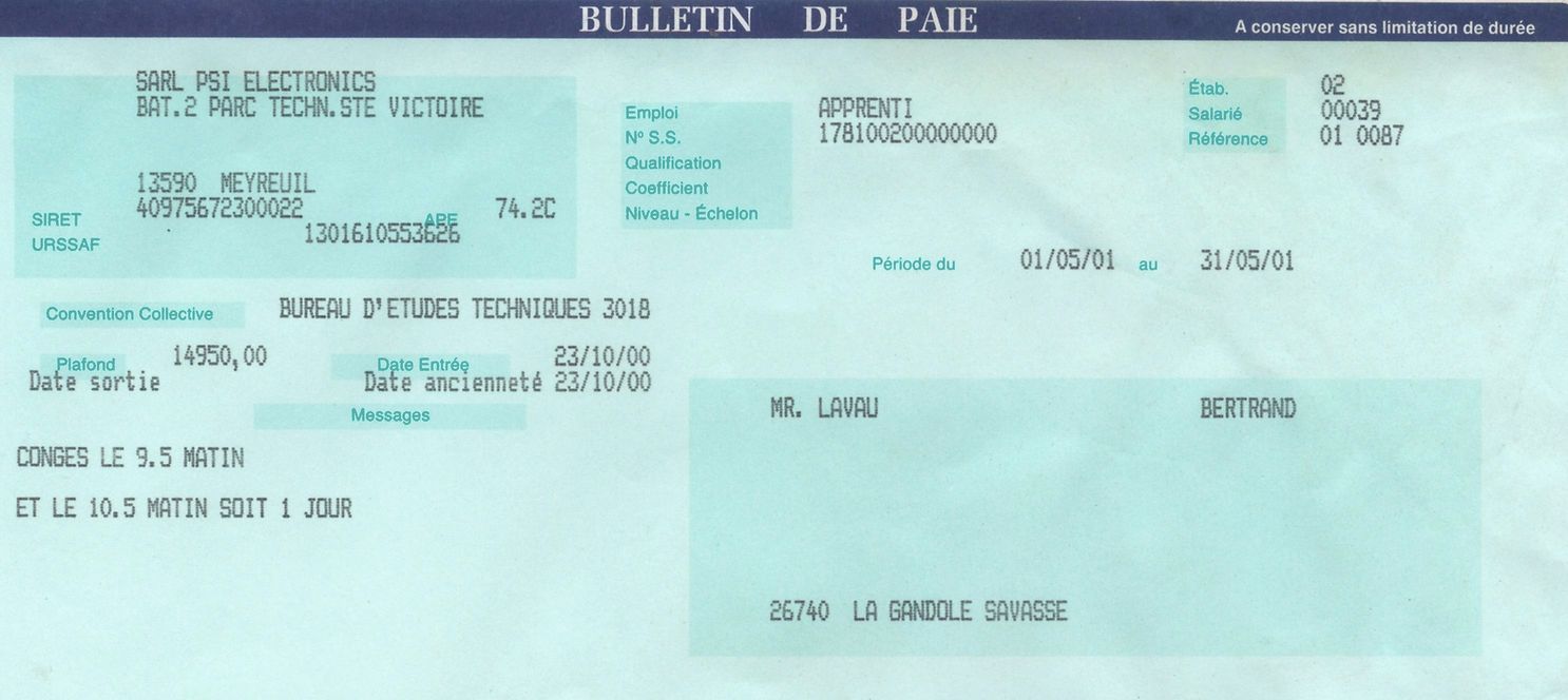 entte bulletin Bertrand